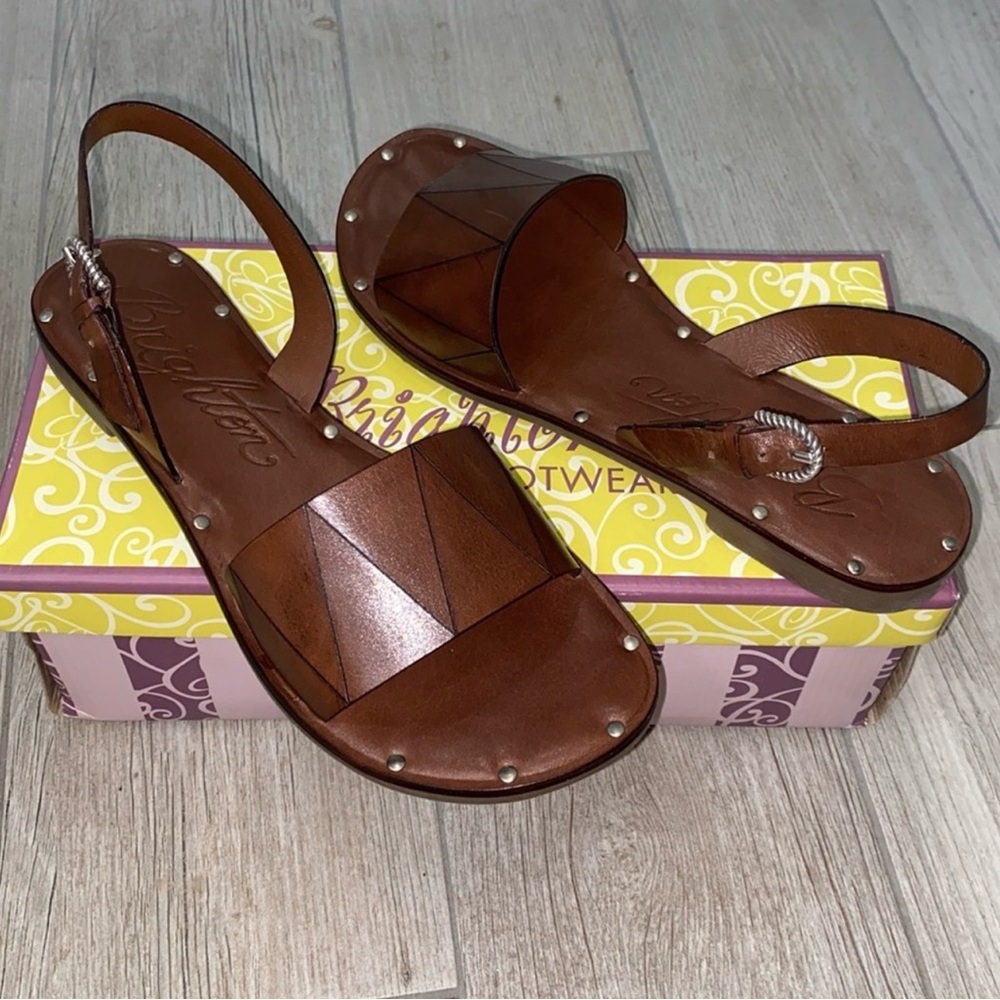 Brighton Asbury Caramel Sandals - Picture 4 of 9